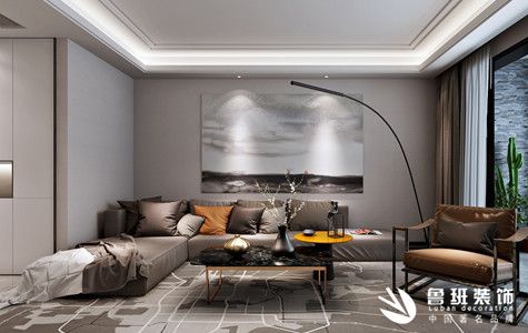 金科世界城四居室144平米现代简约效果图-鲁班装饰设计师潘磊主笔