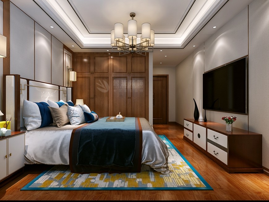 雅居乐·御宾府,中式风格,卧室