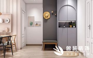 进门无玄关如何设计，鞋柜怎么放？