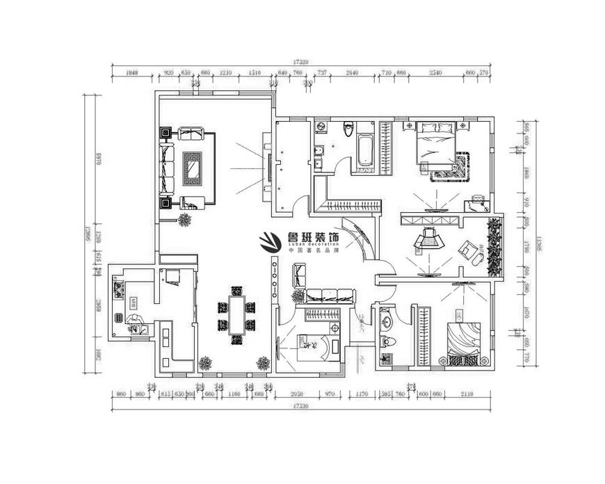 首创·漫香郡,混搭风格,户型图