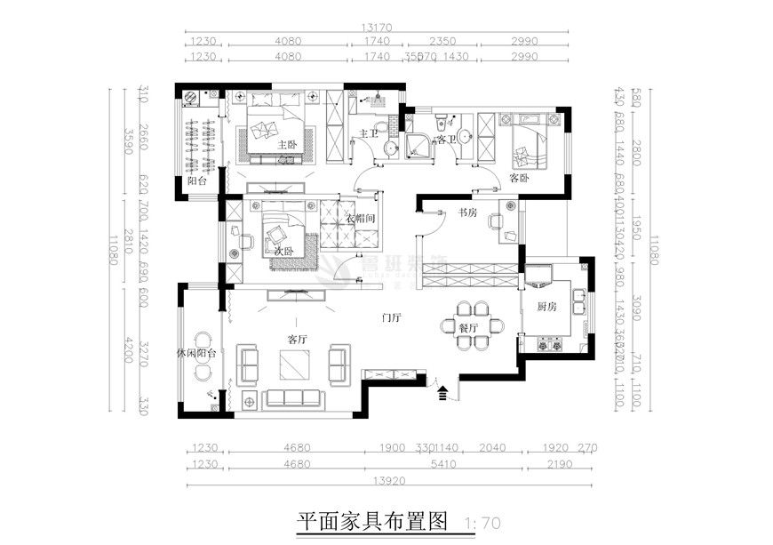 鲁班装饰,金科世界城,户型图