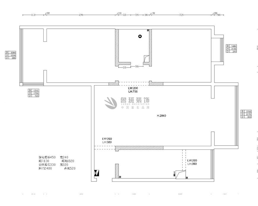 秦川厂家属院,现代风格,户型图