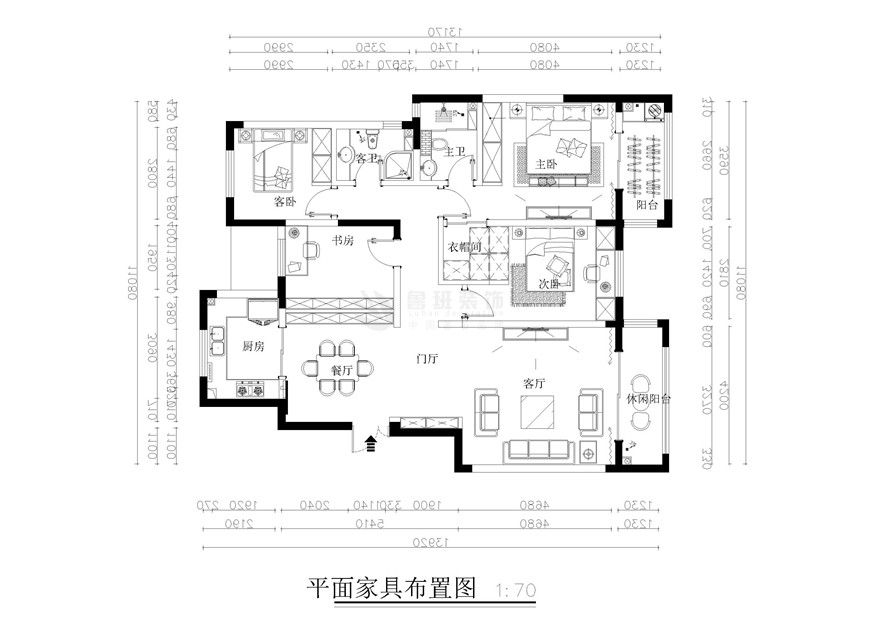 金科世界城,简美风格,户型图