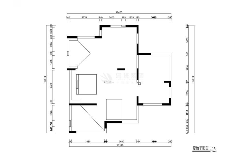 高科麓湾,新中式风格,二层户型图