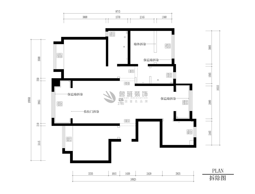 湖居笔记,简约风格,户型图