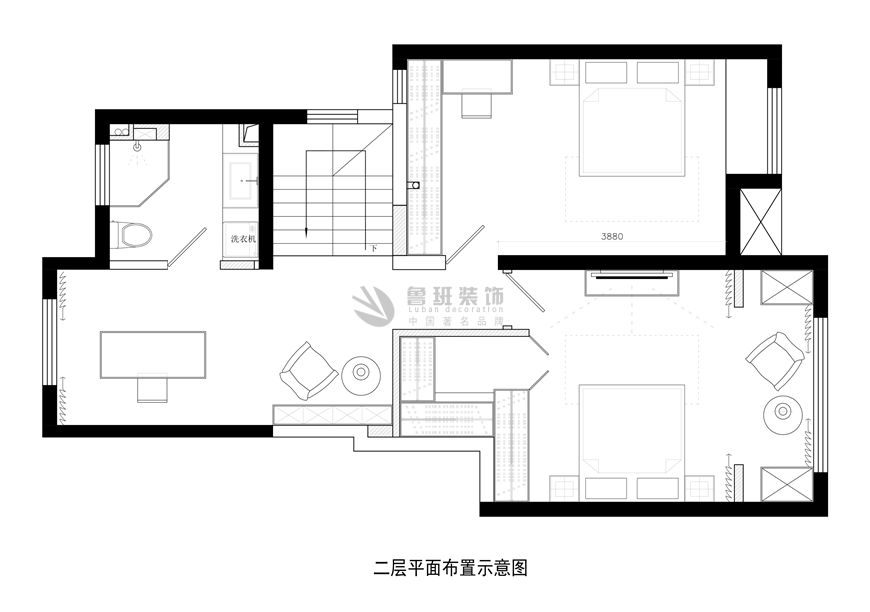 绿地城,现代简约风格,户型图