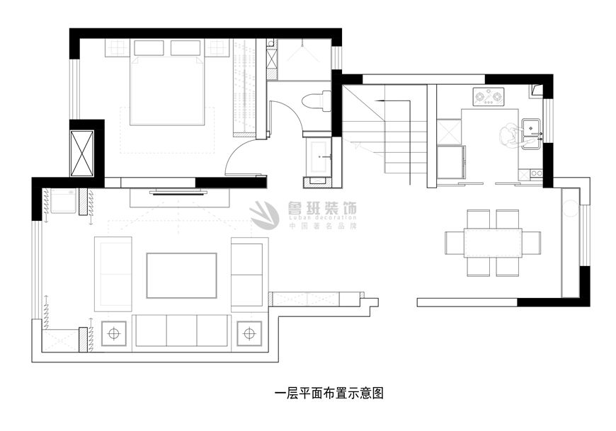 绿地城,现代简约风格风格,户型图