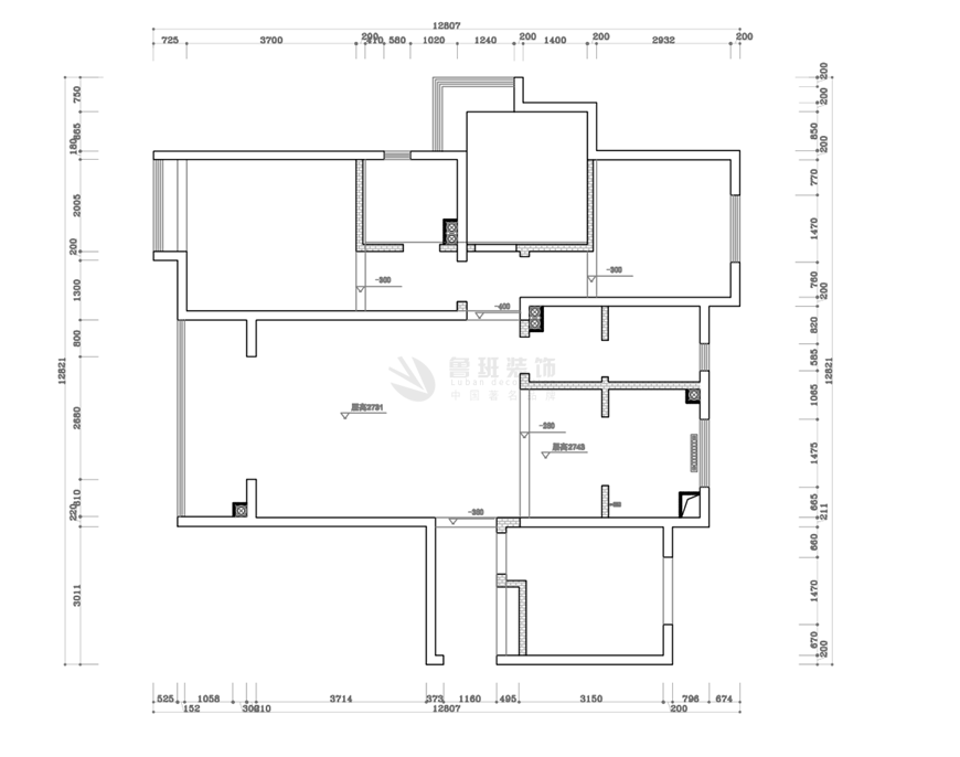 亨星锦绣城,现代风格效果图,户型图