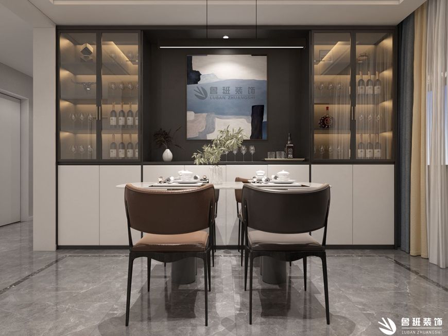 兰溪园,现代简约风格,餐厅