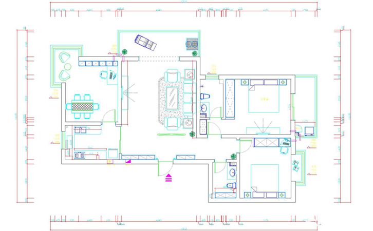 西安紫郡长安150㎡三居室欧式新古典风格修效果图-闫佩设计作品1 西安紫郡长安150㎡三居室欧式新古典风格修效果图-闫佩设计作品1