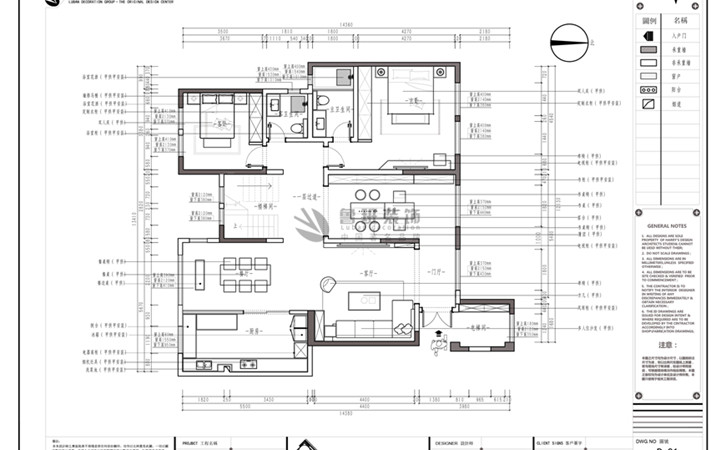 丽彩溪岸庄园165m²复式空间-鲁班装饰王鹏波主笔设计